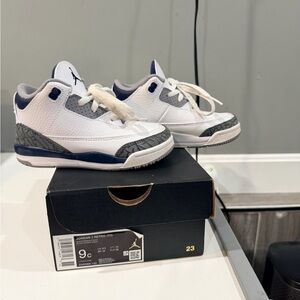 Jordan 3 Retro in White and Gray